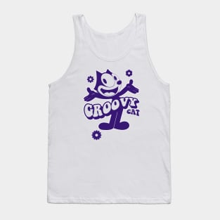 GROOVY FELIX THE CAT TIE DYE Tank Top